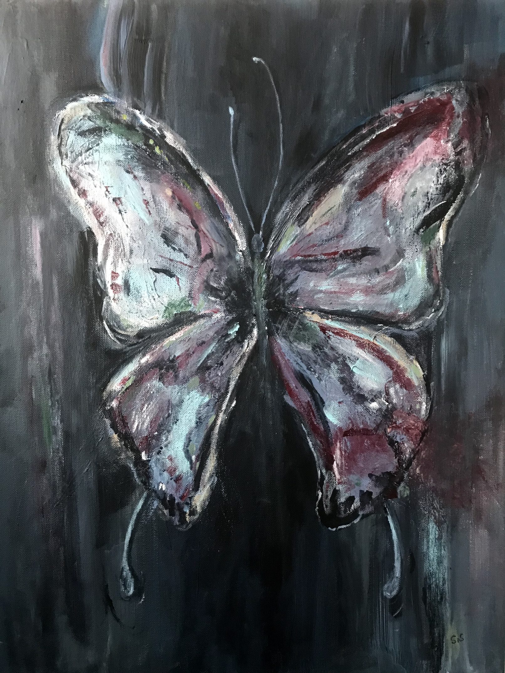 Saskia Stapel butterfly Windswept