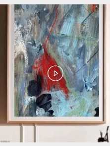 Saskia Stapel abstract painting schilderij