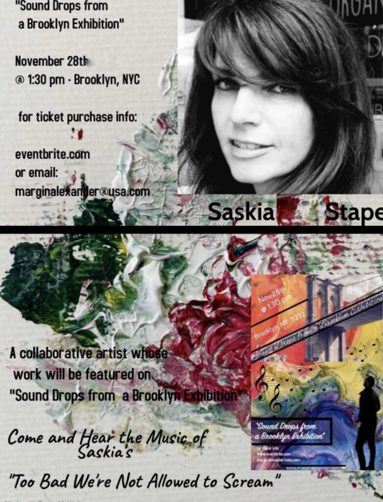 Saskia Stapel Margin Alexander flyer aankondiging