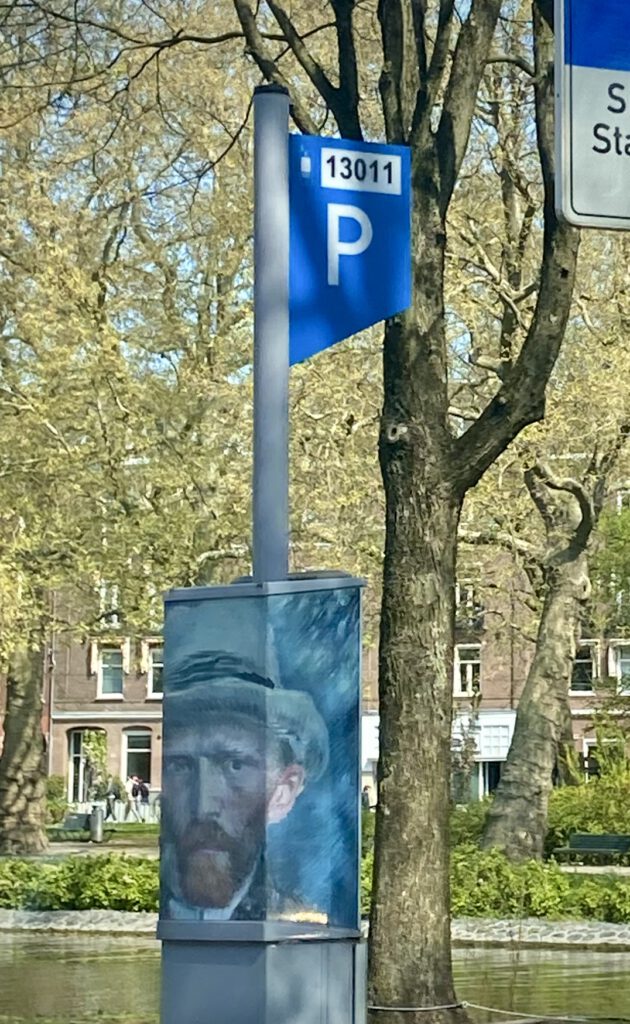 van Gogh Amsterdam stad city view parking Saskia Stapel